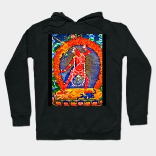 Vajrayogini Dakini Tibetan Buddhist Thangka Art Hoodie